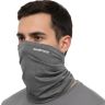 Allextreme Neck Gaiter Bandana for Rider Super Soft Breathable Pin Mesh Face Mask UV Sun Protection Neck Cover Scarf Headband Balaclava for Biking Hiking Cycling Protective Bike Riding Gear (Grey)