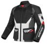 Allextreme RALLY Unisex Motorcycle Riding Jacket Polyester and Mesh Fabric with Back Elbow Shoulder CE Level 2 Certified Armour Chest Protection for Bikers (L, Grey)
