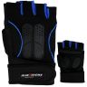 Allextreme ‎AENG001 Multipurpose Gym and Bike Wrist Half Finger Gloves for Fitness Weightlifting Exercise Sport Cycling (Blue_Medium)
