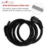 AllExtreme EXBCNLB Multipurpose 4 Digit Security Resettable Bike Cable Lock Heavy Duty Anti-Theft Protection Bicycle Safety Number Locks (3.6 feet/42 Inches)