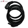 AllExtreme EXBCNLB Multipurpose 4 Digit Security Resettable Bike Cable Lock Heavy Duty Anti-Theft Protection Bicycle Safety Number Locks (3.6 feet/42 Inches)