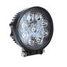 AllExtreme EX4ROF1 9 LED Round Fog Light 4 Inch Waterproof Flood Lamp with Mounting Brackets for Cars and Motorcycle (27W, White Light, 1 PC)