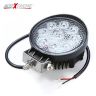AllExtreme EX4ROF1 9 LED Round Fog Light 4 Inch Waterproof Flood Lamp with Mounting Brackets for Cars and Motorcycle (27W, White Light, 1 PC)