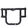 AllExtreme EXAFLGR Heavy Duty Metal Stainless Steel Air Fly Leg Guard Front Bike Safety Crash Bar with Black Rope Compatible for BS3 & BS4 Model Bullet 350cc & 500cc (Black)