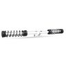 AllExtreme EXSRLS Heavy Duty Single Rod Leg Guard Front Bike Safety Crash Bar with Stylish Black Spring Compatible for BS3 and BS4 Model Royal Enfield Bullet 350cc and 500cc (Chrome)
