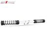AllExtreme EXSRLS Heavy Duty Single Rod Leg Guard Front Bike Safety Crash Bar with Stylish Black Spring Compatible for BS3 and BS4 Model Royal Enfield Bullet 350cc and 500cc (Chrome)
