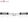 AllExtreme EXSRLS Heavy Duty Single Rod Leg Guard Front Bike Safety Crash Bar with Stylish Black Spring Compatible for BS3 and BS4 Model Royal Enfield Bullet 350cc and 500cc (Chrome)