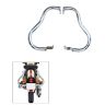 AllExtreme EXBSLG1 2 Rod Bike Rear Leg Guard Back Side Safety Crash Bar Compatible with BS3 and BS4 Model Royal Enfield Bullet 350cc and 500cc (Chrome)