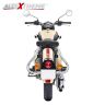AllExtreme EXBSLG1 2 Rod Bike Rear Leg Guard Back Side Safety Crash Bar Compatible with BS3 and BS4 Model Royal Enfield Bullet 350cc and 500cc (Chrome)