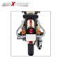 AllExtreme EXBSLG1 2 Rod Bike Rear Leg Guard Back Side Safety Crash Bar Compatible with BS3 and BS4 Model Royal Enfield Bullet 350cc and 500cc (Chrome)