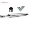 Allextreme EXLS19 Long Punjabi Empty Silencer with Bush Compatible for Royal Enfield BS3 and BS4 Model Bullet 350cc and 500cc (Chrome)