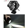 AllExtreme EXU5BW1 U5 CREE LED Fog Light Work Lamp with Hi/Low, Flashing Beam for Cars and Motorcycles (10W, White Light, 1 PC)