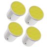Allextreme T10 LED Front & Back Indicator Light 22 SMD COB Chip 6000K Universal Fit Turn Signal Super Bright Blinkers with Intelligent IC Driver (4W, Set of 4)