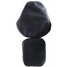 Allextreme Motorcycle Seat Cover PU Leather Anti Skid Split Water-Resistant Bike Cushion Compatible with All Motorcycles- (Black, Model-12)