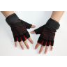 Allextreme EXHFG1R Cycling Gloves Mountain Bike Gloves Road Racing Bicycle Gloves Shockproof Gel Pad Breathable Riding Gloves Half Finger Biking Gloves (L)