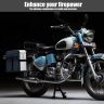 AllExtreme EX002 Empty Silencer Exhaust with Bush Compatible for Royal Enfield BS3 and BS4 Model Bullet 350cc and 500cc (Chrome)