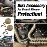 AllExtreme Silencer Wrap Bike Exhaust Heat Shield LENGTH-3 Metre for Bullet Electra Twinspark (Golden)