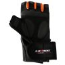 Allextreme Multipurpose Gym and Bike Wrist Half Finger Gloves for Fitness Weightlifting Exercise Sport Cycling (Orange, XL)
