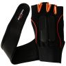 Allextreme Multipurpose Gym and Bike Wrist Half Finger Gloves for Fitness Weightlifting Exercise Sport Cycling (Orange, XL)