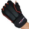 Allextreme Multipurpose Gym and Bike Wrist Half Finger Gloves for Fitness Weightlifting Exercise Sport Cycling (Orange, XL)