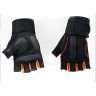 Allextreme AESG08 Half Finger Bike Gloves MLXL Breathable with Microfiber Leather Anti slip Shock absorbing 3MM Sponge Pads Design for MenWomen Road Racing Orange
