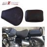 Allextreme Motorcycle Seat Cover PU Leather Anti Skid Split Water-Resistant Bike Cushion Compatible with All Motorcycles- (Black, Model-13)