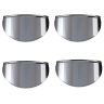 Allextreme Metallic Indicator Shades Set of Heavy Metal, Waterproof & Chrome Finished Light Shield Compatible With Bikes (4pcs)