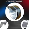 Allextreme Metallic Indicator Shades Set of Heavy Metal, Waterproof & Chrome Finished Light Shield Compatible With Bikes (4pcs)