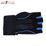 Allextreme EXHG3OE Anti-Slip Half Finger Bike Gloves Breathable Microfiber Leather Shock Absorbing Gloves for Men and Women (Blue, Extra Large)