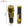 AllExtreme EXUGC2G 7/8 "22mm Universal Motorcycle Handlebar Grip Bike Handle Throttle Cover KTM Bajaj & Hero (2 Pc, Golden)