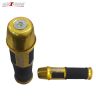 AllExtreme EXUGC2G 7/8 "22mm Universal Motorcycle Handlebar Grip Bike Handle Throttle Cover KTM Bajaj & Hero (2 Pc, Golden)