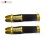 AllExtreme EXUGC2G 7/8 "22mm Universal Motorcycle Handlebar Grip Bike Handle Throttle Cover KTM Bajaj & Hero (2 Pc, Golden)