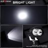Allextreme EX2OF1P 2 LED Oval CREE Fog Light Off Road Driving Projector Lamp with Mounting Brackets for Motorcycles and Cars (20W, White Light, 1 PC)