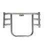 AllExtreme EXAFLGC Heavy Duty Metal Stainless Steel Air Fly Leg Guard Front Bike Safety Crash Bar Compatible for BS3 & BS4 Model Bullet 350cc & 500cc (Chrome)