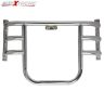 AllExtreme EXAFLGC Heavy Duty Metal Stainless Steel Air Fly Leg Guard Front Bike Safety Crash Bar Compatible for BS3 & BS4 Model Bullet 350cc & 500cc (Chrome)