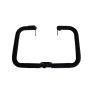 AllExtreme EXHLGR Heavy Duty Metal Leg Guard Front Bike Safety Crash Bar with Wrapped Rope Compatible for BS3, BS4 and BS6 Model Royal Enfield Bullet 350cc and 500cc (Black)