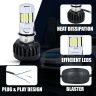 Allextreme EXM635W 35W LED Headlight 3500LM Hi/Low Beam Light Universal 5000K Headlamp for Cars, Bikes & Motorcycles (White, Pack of 1)