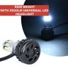 Allextreme EXM635W 35W LED Headlight 3500LM Hi/Low Beam Light Universal 5000K Headlamp for Cars, Bikes & Motorcycles (White, Pack of 1)
