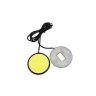 AllExtreme EXWFWI2 Super Bright 3.26 Inch diameter Round COB LED Switchback Daytime Running Lights Waterproof Signal Lights Without Indicator For Car Trucks Motorcycles Boats (26W, White, Pack of 2)