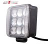 Allextreme EX9LFL1 Universal 9 LED Square Fog Light Flood Auxiliary Lamp for All Bikes Motorcycle Cars and SUV (27W, White Light, 1 PC)
