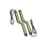 AllExtreme EXDRLZ2 White Zigzag Shape Car Daytime Running Light for All Cars (Set of 2)