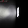 Allextreme EX4LED10 Universal 4 LED Extremely powerful Round Flood Fog Light/Lamp for All Bikes (Silver)