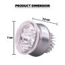Allextreme EX5FL1 5 LED CREE SMD Auxiliary Fog Lamp Spot Flood Beam Worklight for Cars Motorcycle and Bikes (15W, Multicolor, 1 PC)