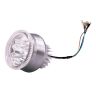 Allextreme EX5FL1 5 LED CREE SMD Auxiliary Fog Lamp Spot Flood Beam Worklight for Cars Motorcycle and Bikes (15W, Multicolor, 1 PC)