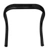 AllExtreme EXSRC1B Stainless Steel Backrest Bike Back Support Rear Seat Rest Compatible for BS3 and BS4 Model Bullet 350cc and 500cc (Black)