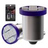 Allextreme EXBT102 BA9S LED Parking Light Super Bright 5 SMD Interior Pilot License Plate Dome Indicator Lamp Bulb for Car Bike and Motorcycle (3W, Blue, 2 PCS)
