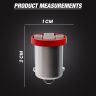 Allextreme EXSMD2R BA9S LED Parking Light Super Bright 5 SMD Interior Pilot License Plate Dome Indicator Lamp Bulb for Car Bike and Motorcycle (2W, Red, 2 PCS)
