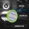 Allextreme EXTG9S3 BA9S LED Parking Light Super Bright 8 SMD Car Interior License Plate Wedge Dome Trunk Dashboard Bulb for Car Bike and Motorcycle (3W, Green, 2 PCS)