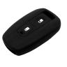 AllExtreme EX2KCTI Button Remote Key Shell for Cars Soft & Lightweight Silicone Key Cover for Indica Vista (Black)
