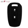 AllExtreme EX2KCTI Button Remote Key Shell for Cars Soft & Lightweight Silicone Key Cover for Indica Vista (Black)